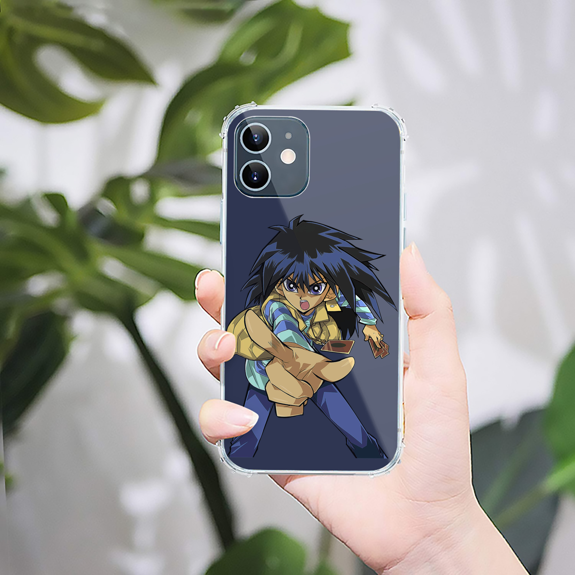 （画像用） 遊☆戯☆王 Yu-Gi-Oh! 【iPhone 12シリーズ対応】透明スマホケース（クリアソフトケース）
